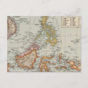 Carte Postale Siam, archipel malais