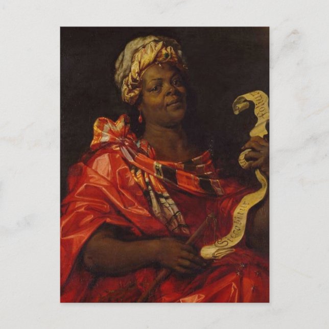 Carte Postale Sibylle Agrippina par Jan van der Hoecke (Devant)