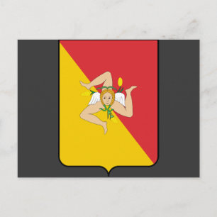 Carte Postale Sicile, Italie