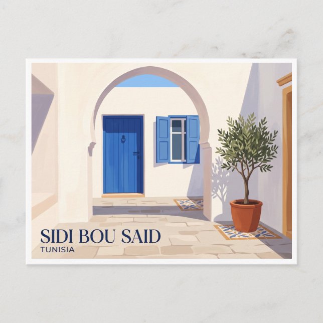 Carte Postale Sidi Bou Said Tunis Tunisie (Devant)