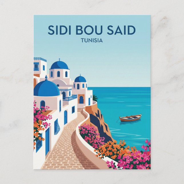 Carte Postale Sidi Bou Saïd Tunisie (Devant)