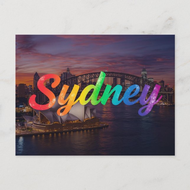 Carte Postale Sidney australia (Devant)