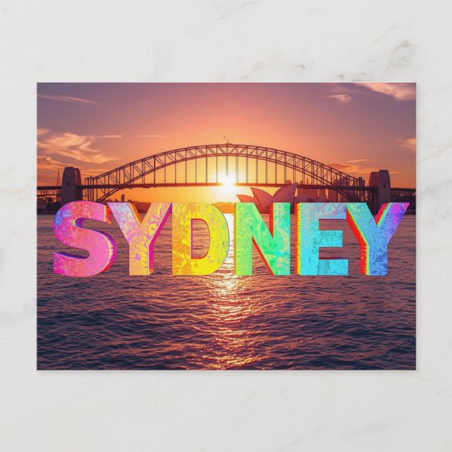 Carte Postale Sidney australie (Devant)
