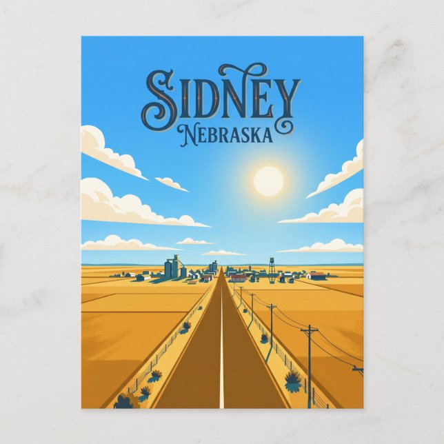 Carte Postale Sidney États-Unis (Devant)