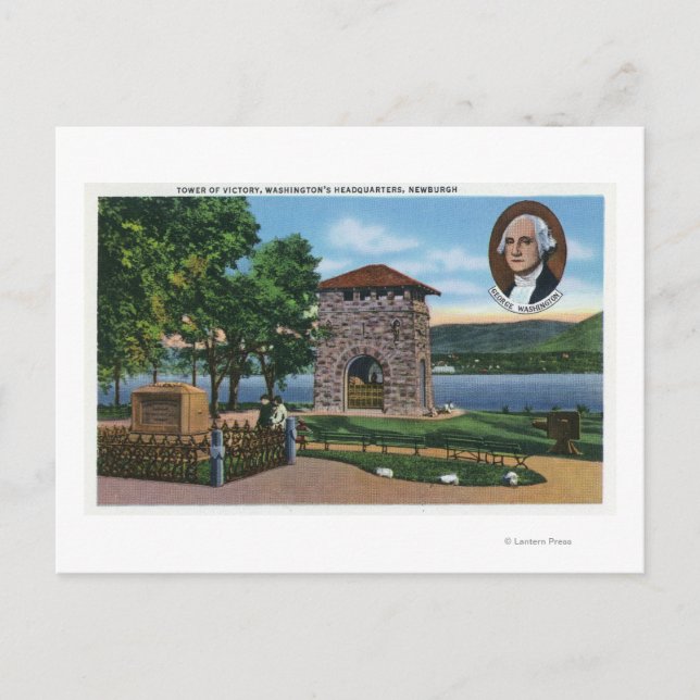 Carte Postale Siège de George Washington, Tour de la Victoire (Devant)