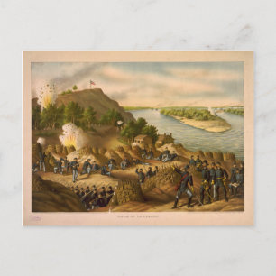 Carte Postale Siège de la guerre civile américaine à Vicksburg e