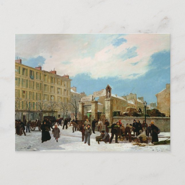 Carte Postale Siège de Paris (Devant)