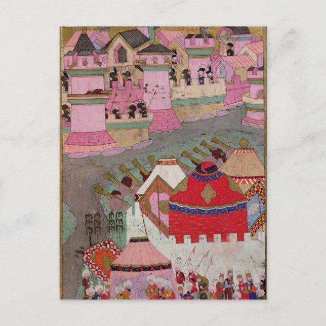 Carte Postale Siège de Vienne par Suleyman I le Magnifique (Devant)