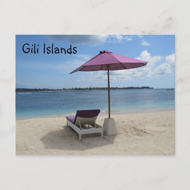 Carte Postale siège des îles gili (Devant)