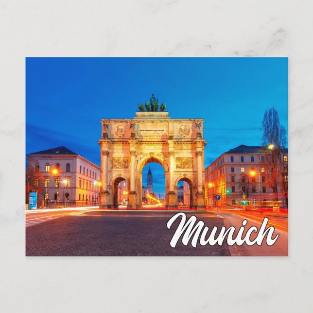Carte Postale Siegestor, Munich, Allemagne (Devant)