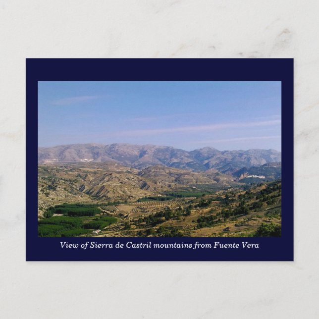 Carte Postale Sierra de Castril, Grenade, Espagne (Devant)