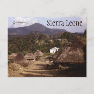 Carte Postale Sierra Leone : un point de vue sur la Sierra Leone