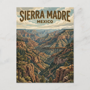 Carte Postale Sierra Madre occidentale Mexique