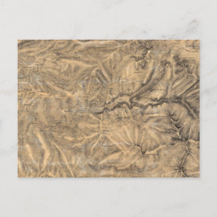 Carte Postale Sierra Nevada adjacente à la vallée de Yosemite