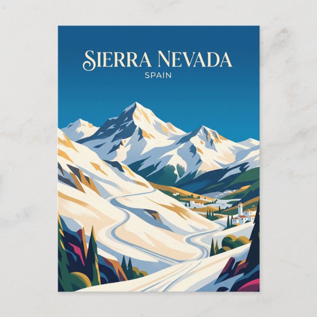 Carte Postale Sierra Nevada Espagne (Devant)