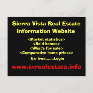 Carte Postale Sierra Vista Immobilier, Site d'information, ...