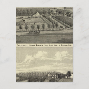 Carte Postale Sievers et Eicke, Nebraska