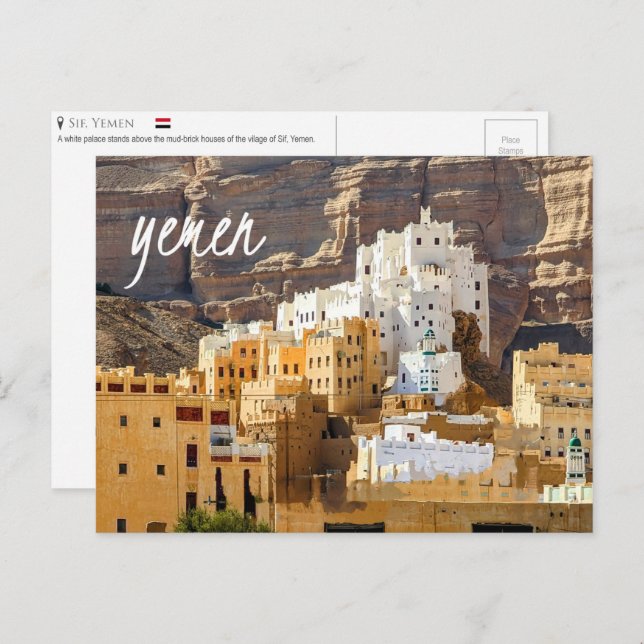 Carte postale Sif, Yémen
