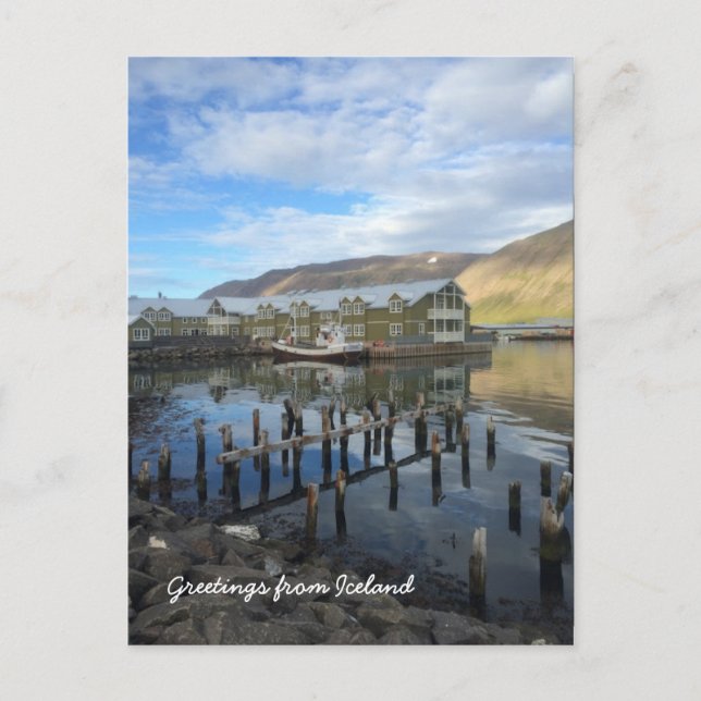 Carte Postale Siglufjordur - Islande (Devant)