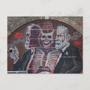 Carte Postale Sigmund Freud Street Art