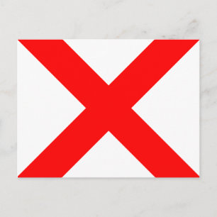 Carte Postale Signal Alphabet Nautique Signal V