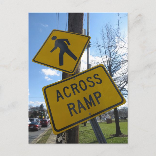 Carte Postale Signal croisé (Devant)