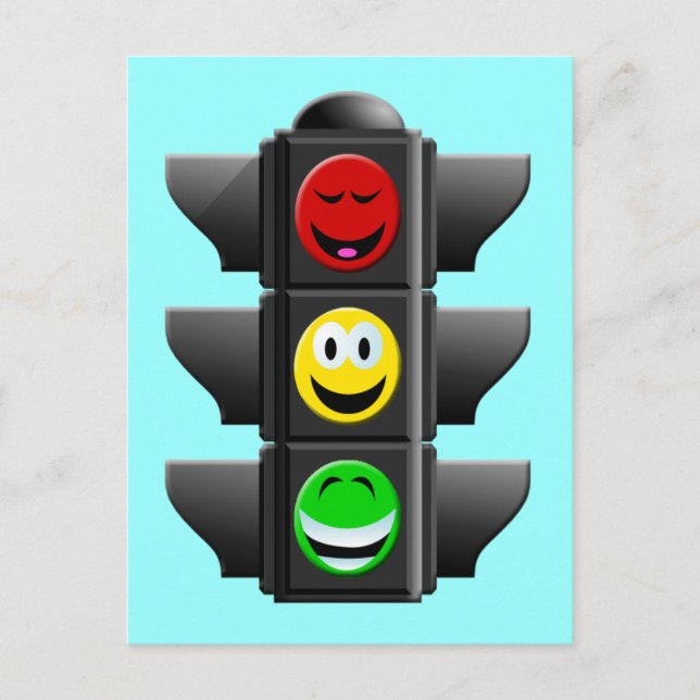 CARTE POSTALE SIGNAL DE LA CIRCULATION (Devant)
