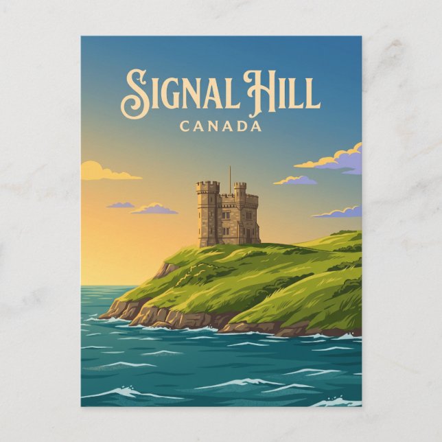 Carte Postale Signal Hill Canada (Devant)