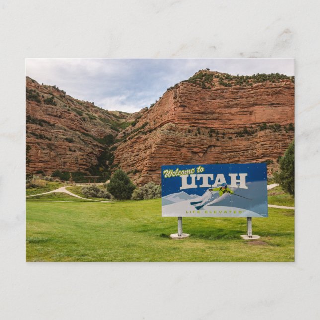 Carte Postale Signal Utah - Signes d'Etat (Devant)