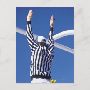 Carte Postale Signalisation de l'arbitre - toucher ou champ réus