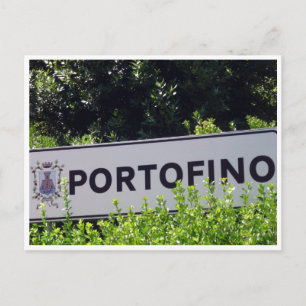 Carte Postale signalisation portofino