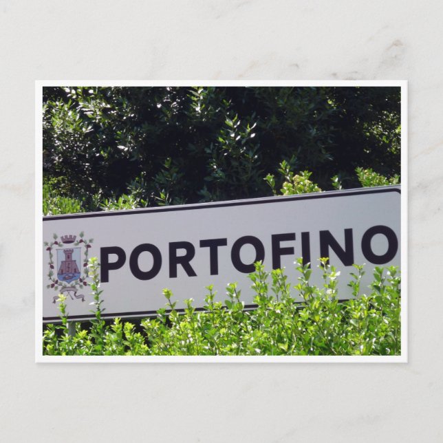 Carte Postale signalisation portofino (Devant)