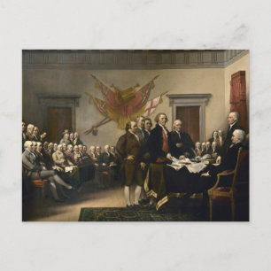 Carte Postale Signature of the Declaration of Independence