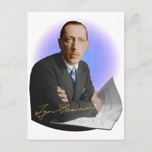 Carte Postale Signature Stravinsky