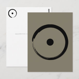 Carte Postale Signe astrologique - Bouddhisme Zen Circle 1
