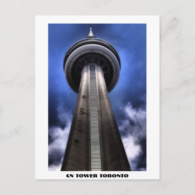 CARTE POSTALE SIGNE CN TOWER, CN TOWER TORONTO (Devant)