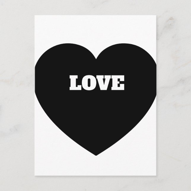 Carte Postale Signe d'amour (Devant)