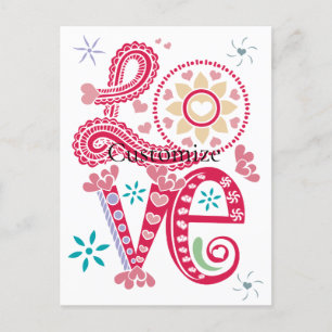 Carte Postale SIGNE D'AMOUR Super Hippie Thunder_Cove