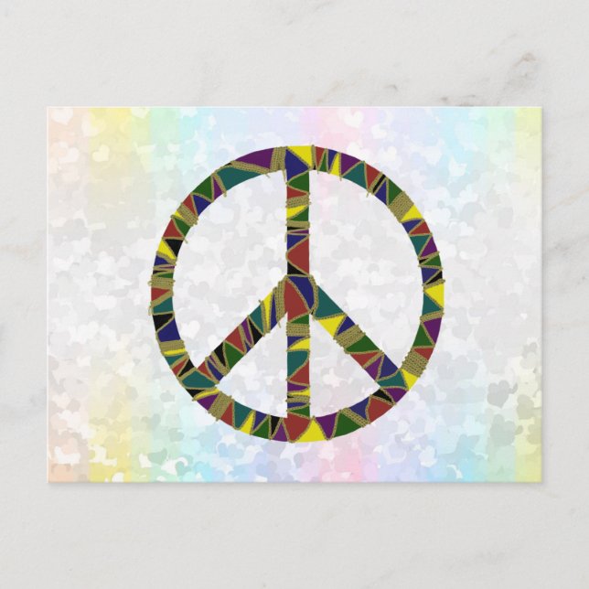Carte Postale Signe de paix (Devant)