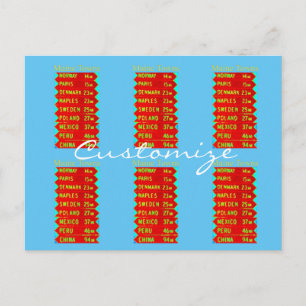 Carte Postale SIGNE DES VILLES DU Maine Thunder_Cove