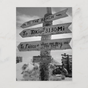 Carte Postale Signe d'Humour de la 2e Guerre mondiale