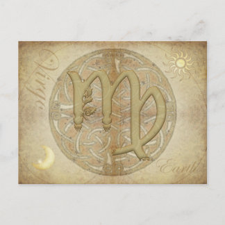 Carte postale Signe du zodiaque Vierge