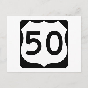 Carte Postale SIGNE US Route 50