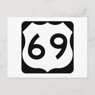 Carte Postale SIGNE US Route 69