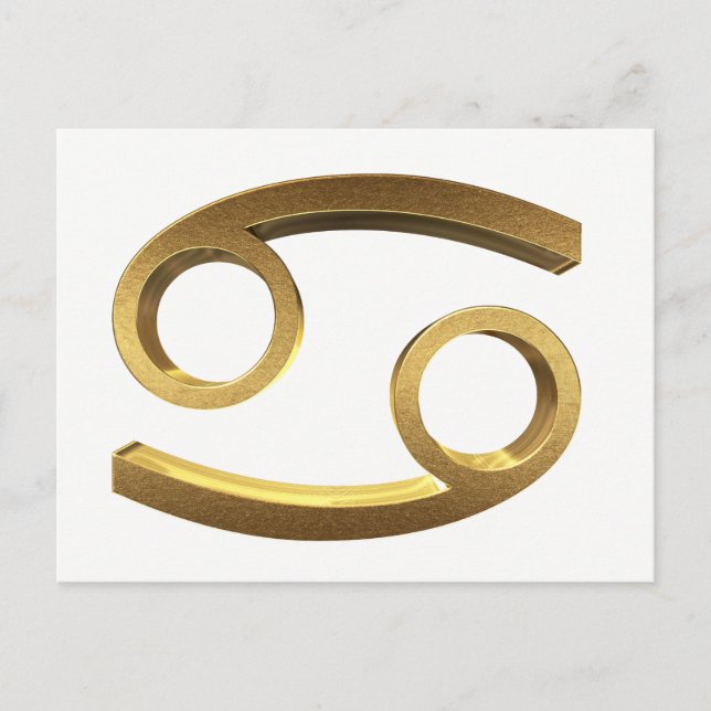 Carte Postale Signes astrologiques Zodiac Soleil Signal Cancer O (Devant)