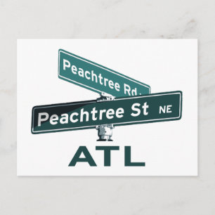 Carte Postale Signes ATL Peachtree