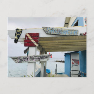 Carte postale "Signes Cayman Tiki" de Willowcatdes