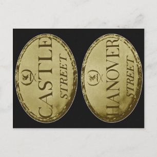 Carte Postale Signes de rue Liverpool : Vers le début des années