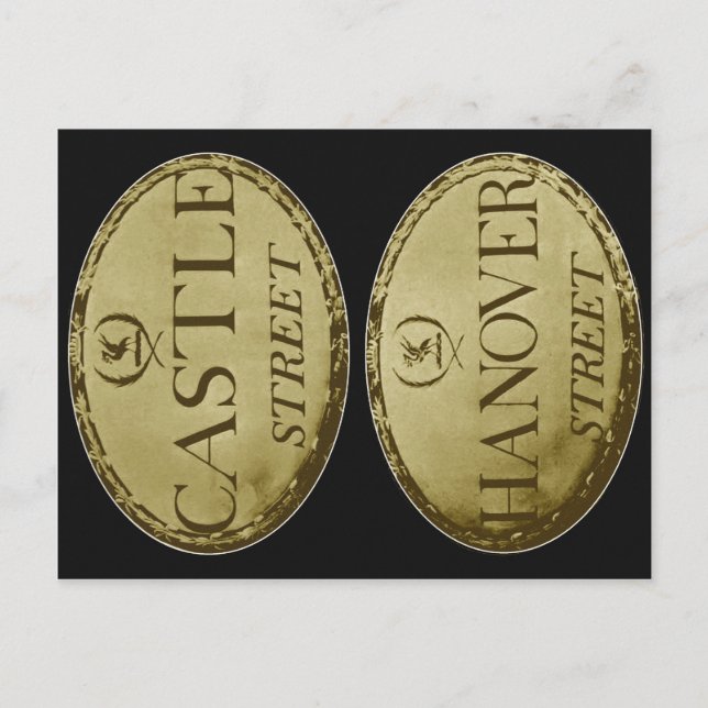 Carte Postale Signes de rue Liverpool : Vers le début du 18e siè (Devant)