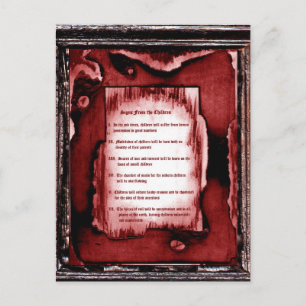 Carte Postale Signes Des Enfants